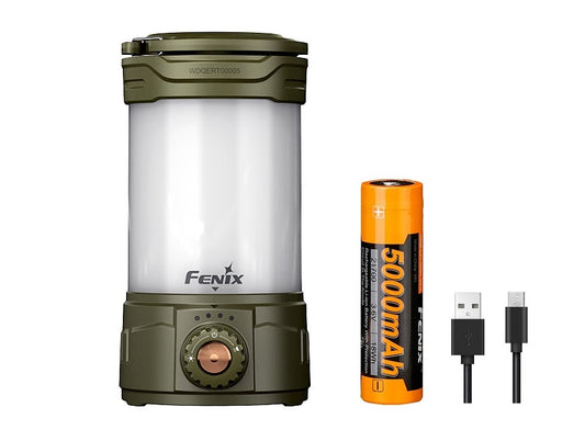 New Fenix CL26R Pro (Olive Drab) USB Charge 650 Lumens LED Camping Lantern Light