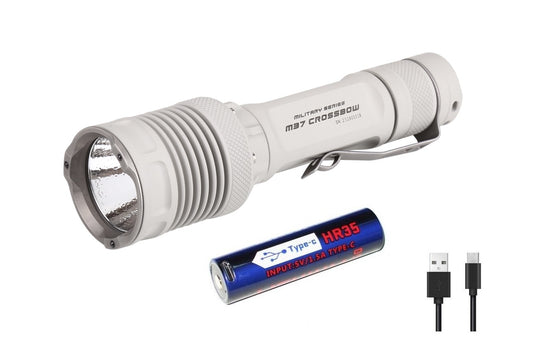 New Jetbeam M37 White USB Charge 3000 Lumens LED Flashlight Torch
