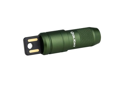 New Olight imini 2 ( Green ) USB Charge 50 Lumens Keychain LED Flashlight Torch