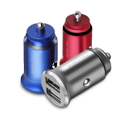 New Acasis UC-U224 ( Red ) 2 Port USB Car Charger