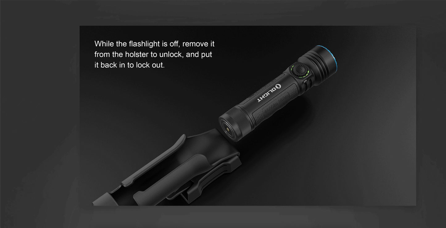 New Olight Seeker 4 Pro White ( CW ) USB Charge 4600 Lumens LED Flashlight Torch