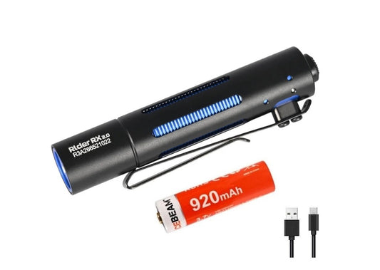 New AceBeam Rider RX 2.0 USB Charge 1000 Lumens LED Flashlight Torch