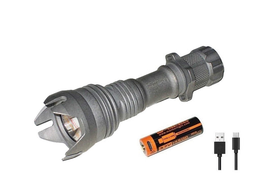 New Manker Striker Mini Ti Stonewashed USB Charge 635 Lumen LED Flashlight Torch