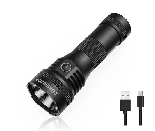 New Lumintop D3S USB Charge 6000 Lumens LED Flashlight Torch ( NO Battery )