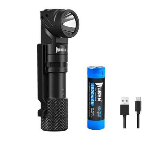New Wuben L1 USB Charge 2000 Lumens LED Flashlight Torch