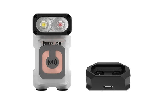 New Wuben X3 White USB Charge 700 Lumens LED Flashlight Torch
