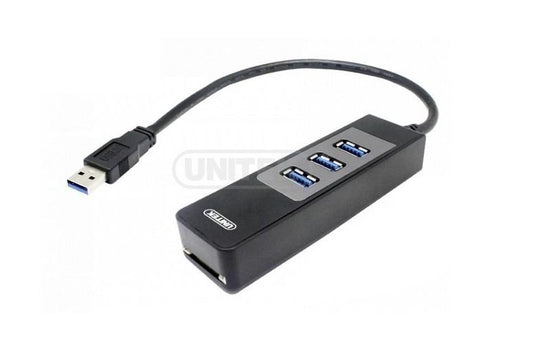 New Unitek Y-3048 USB 3.0 3 Port USB Hub + SD Card Reader