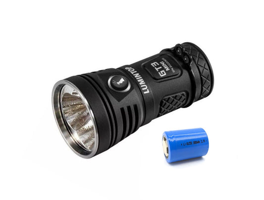 New Lumintop GT3 Mini 6500 Lumens LED Flashlight Torch ( With Battery )