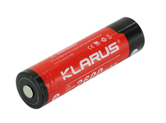 New Klarus 18650 2600mAh 3.7V Protected Rechargeable Battery Cell