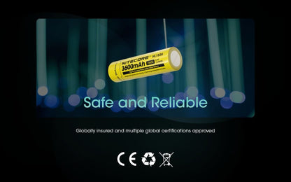 New Nitecore NL1836 18650 3600mAh 3.6V Protected Rechargeable Battery Cell