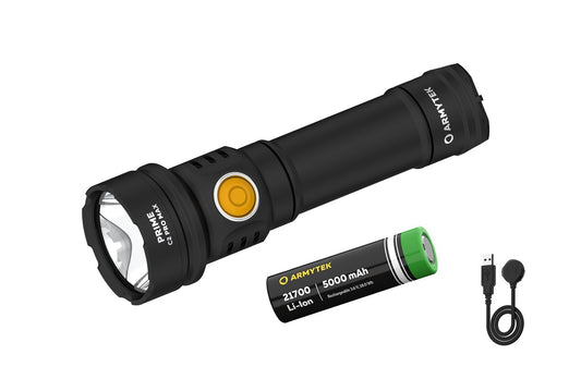 New Armytek Prime C2 Pro Max (Warm) USB Charge 3720 Lumens LED Flashlight Torch