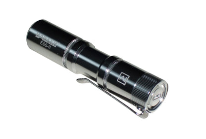 New Manker E05 II AL Silver (CW) USB Charge 1300 Lumens LED Flashlight Torch