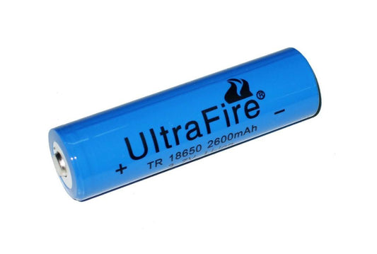 New UltraFire 18650 2600mAh 3.7V Rechargeable Battery Cell