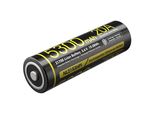 New Nitecore NL2153HPi 21700 5300mA 20A 3.6V Customized Battery