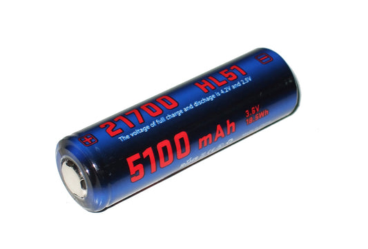 New Jetbeam 21700 5100mAh 3.6V Button Top Rechargeable Battery Cell