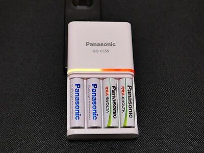 New Panasonic eneloop BQ-CC55H 1.5 hours Quick Battery Charger ( UK Plug )