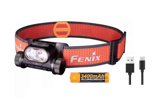 New Fenix HM65R-T V2.0 Black USB Charge 1600 Lumens LED Headlight Headlamp