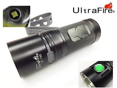 New UltraFire UF-T80 USB Charge 2500 Lumens LED Flashlight Torch