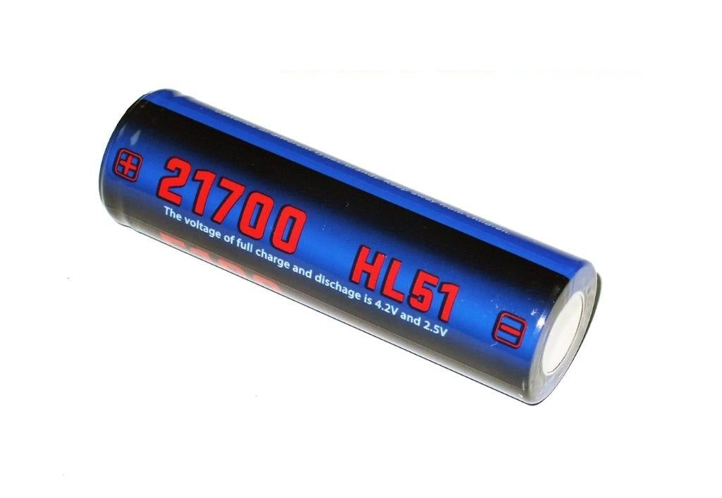 New Jetbeam 21700 5100mAh 3.6V Button Top Rechargeable Battery Cell