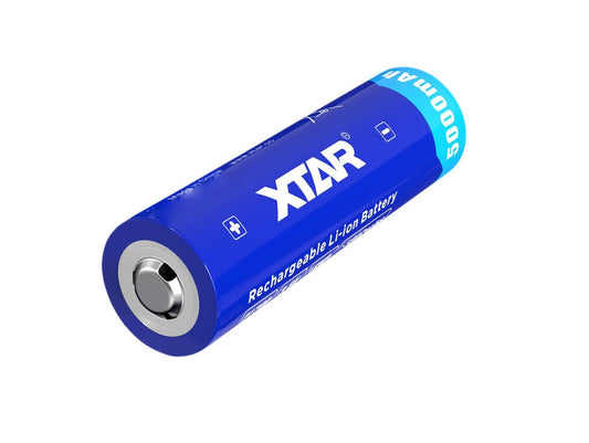 New XTAR 21700 5000mAh 3.6V Protected Button Top Rechargeable Battery Cell