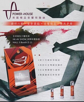 New Power House Infinity Power 3 Platinum Fuse High End Audio Fuses