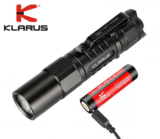 New Klarus XT1A USB Charge 1000 Lumens LED Flashlight Torch