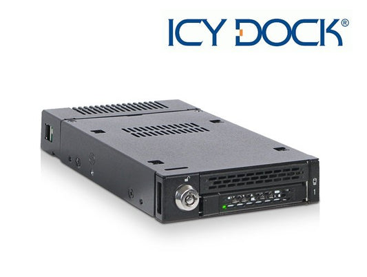 New ICY Dock MB833M2K-B M.2 PCIe NVMe SSD miniSAS HD (SFF-8643) Mobile Rack