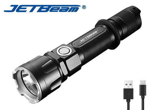 New Jetbeam JET-IIIMR USB Charge 2000 Lumens LED Flashlight Torch ( NO Battery )