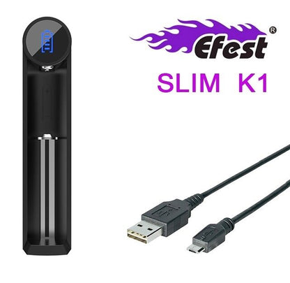 New Efest SLIM K1 USB Battery Charger