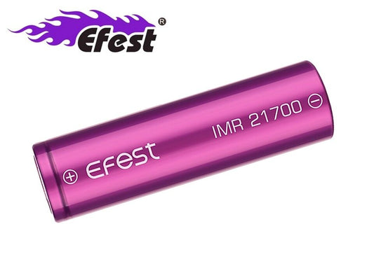 New Efest 21700 3700mAh 3.7V 35A Flat Top Cell Rechargeable Battery Cell