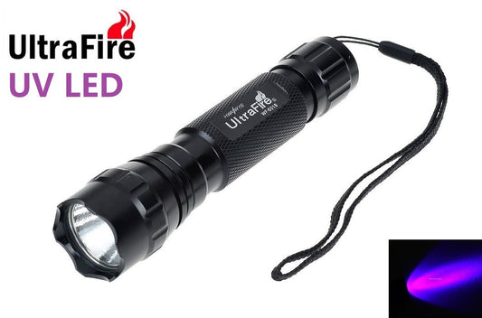 New UltraFire WF-501B 10W 395nm UV LED Flashlight Torch