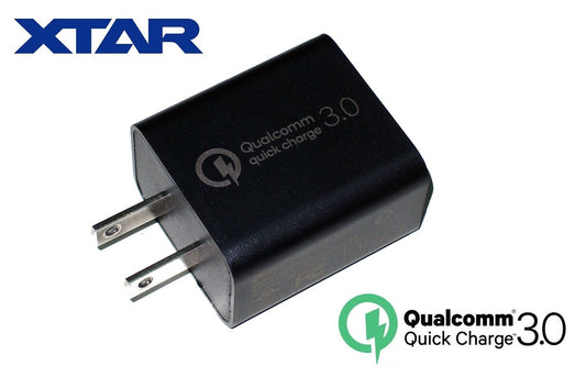 New XTAR QC 3.0 18W USB Quick Charge US Plug Wall Adapter Charger For VC4S, SC2