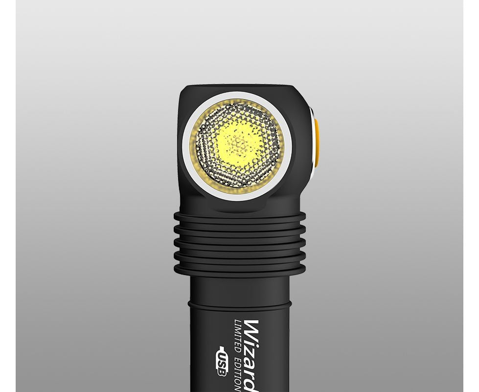 New Armytek Wizard Pro Limited USB Charge 1400lms CRI LED Headlight (NO Battery)
