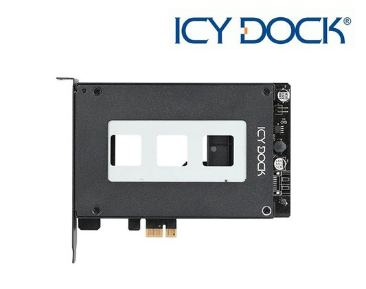New ICY Dock MB839SP-B 2.5" SATA SSD HDD to PCIe 2.0 Mobile Rack Expansion Slot