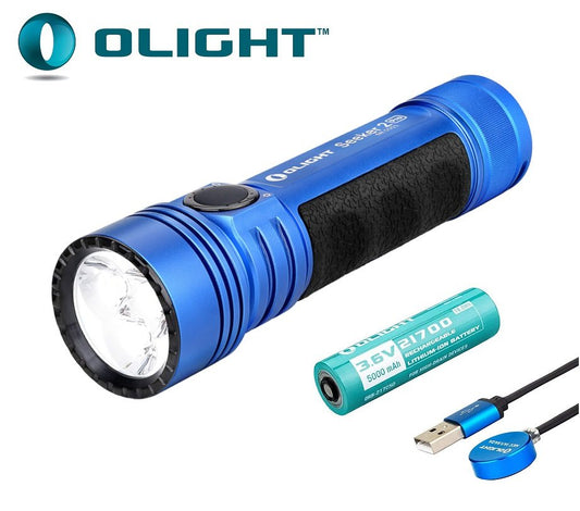 New Olight Seeker 2 Pro (Blue) USB Charge 3200 Lumens LED Flashlight Torch