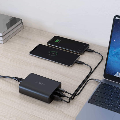 New Aukey PA-Y13 Type-C USB-C Quick Charge 3.0 QC3.0 Power Delivery Wall Charger