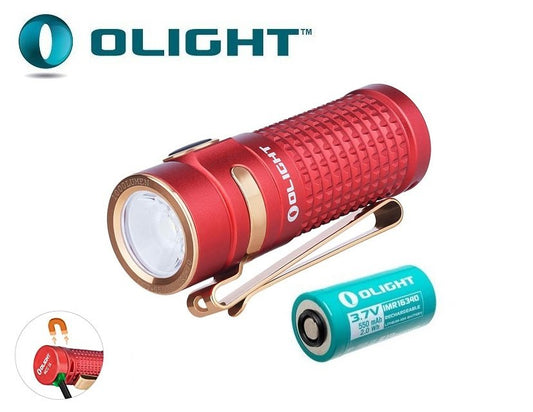 New Olight S1R Baton II Red USB Charge 1000 Lumens LED Flashlight Torch