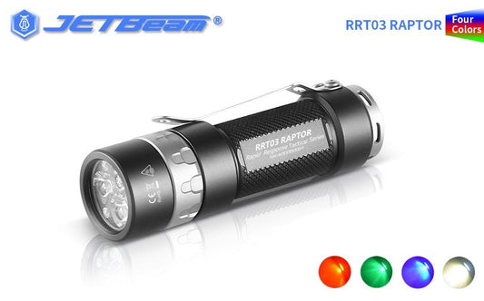 New Jetbeam RRT03 1400 Lumens LED Flashlight Torch ( NO Battery )