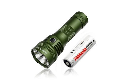 New Lumintop AK26 ( Green ) USB Charge 7000 Lumens LED Flashlight Torch